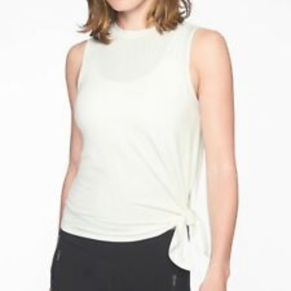 Athleta Cloudlight Asymmetrical Side Tie Tank